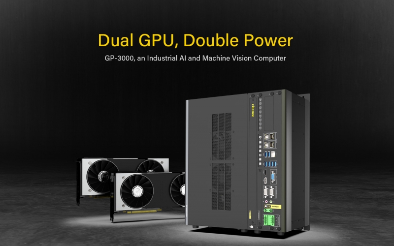 德承发表工业级高效能GPU运算旗舰机种：GP-3000 系列
