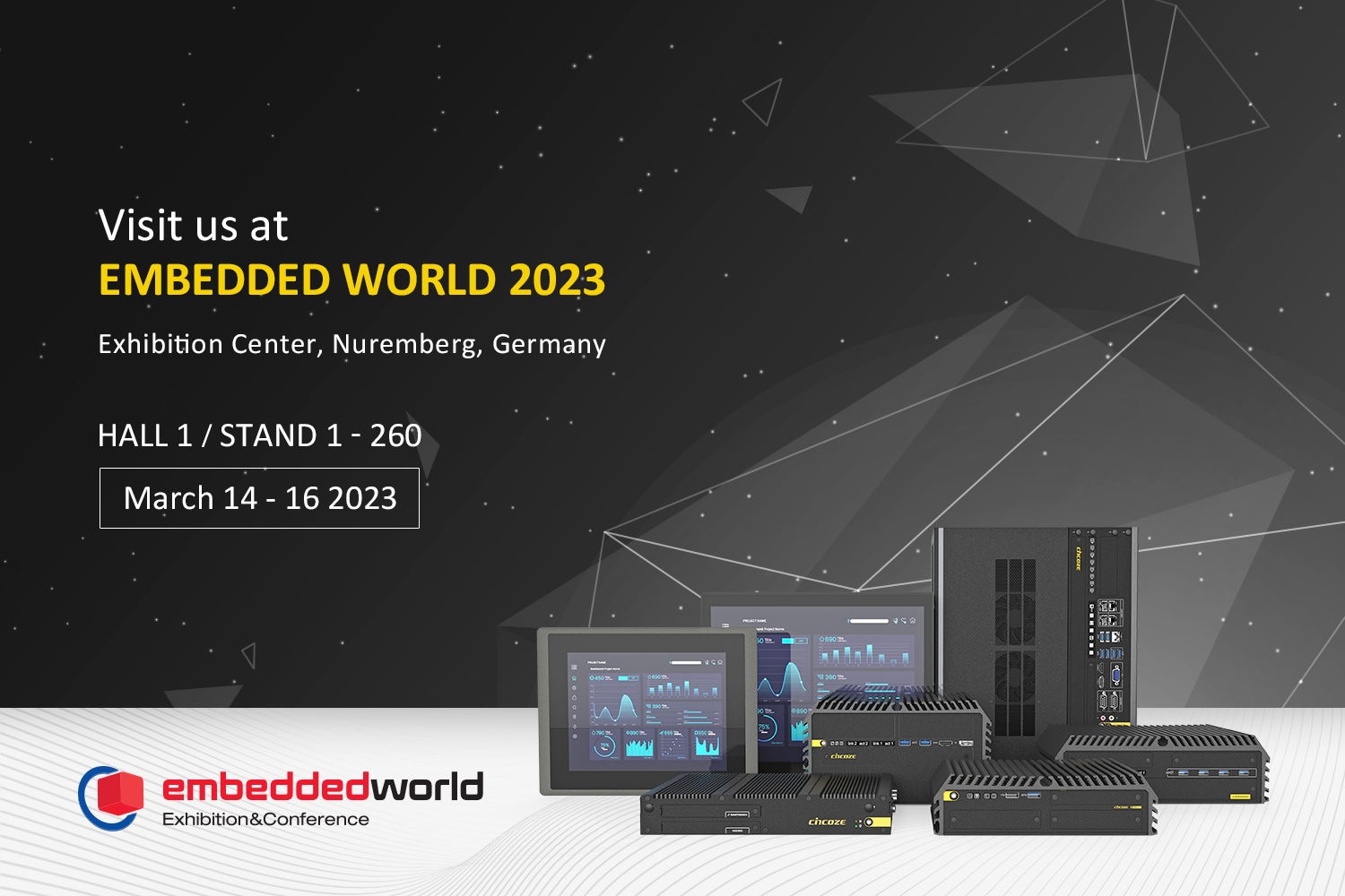 Visit Cincoze at Embedded World 2023!