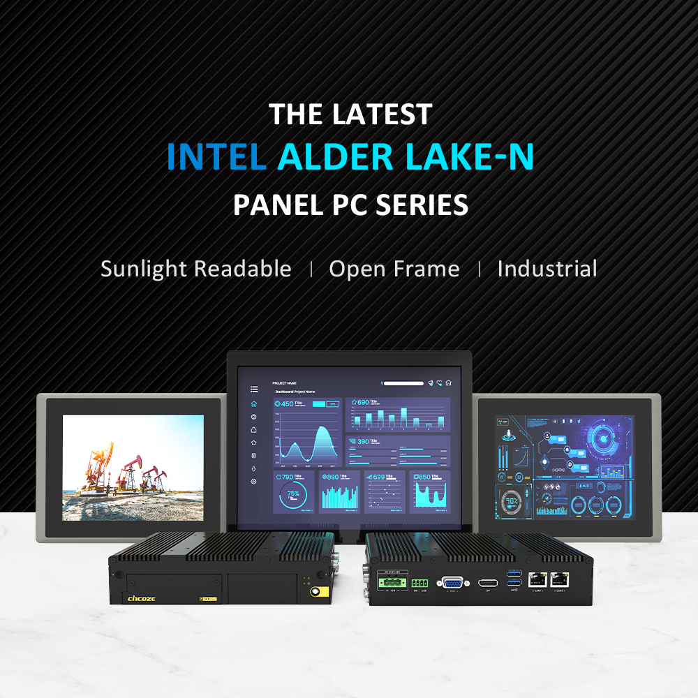 The Latest INTEL Alder Lake-N Panel PC Series - industrial, sunlight readable and open frame