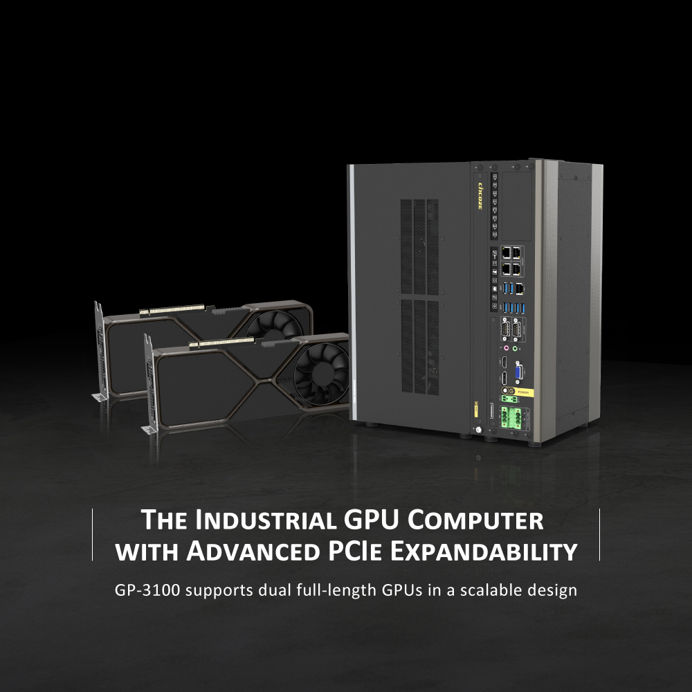 高性能双 GPU 可扩展工控机（GP-3100 系列）