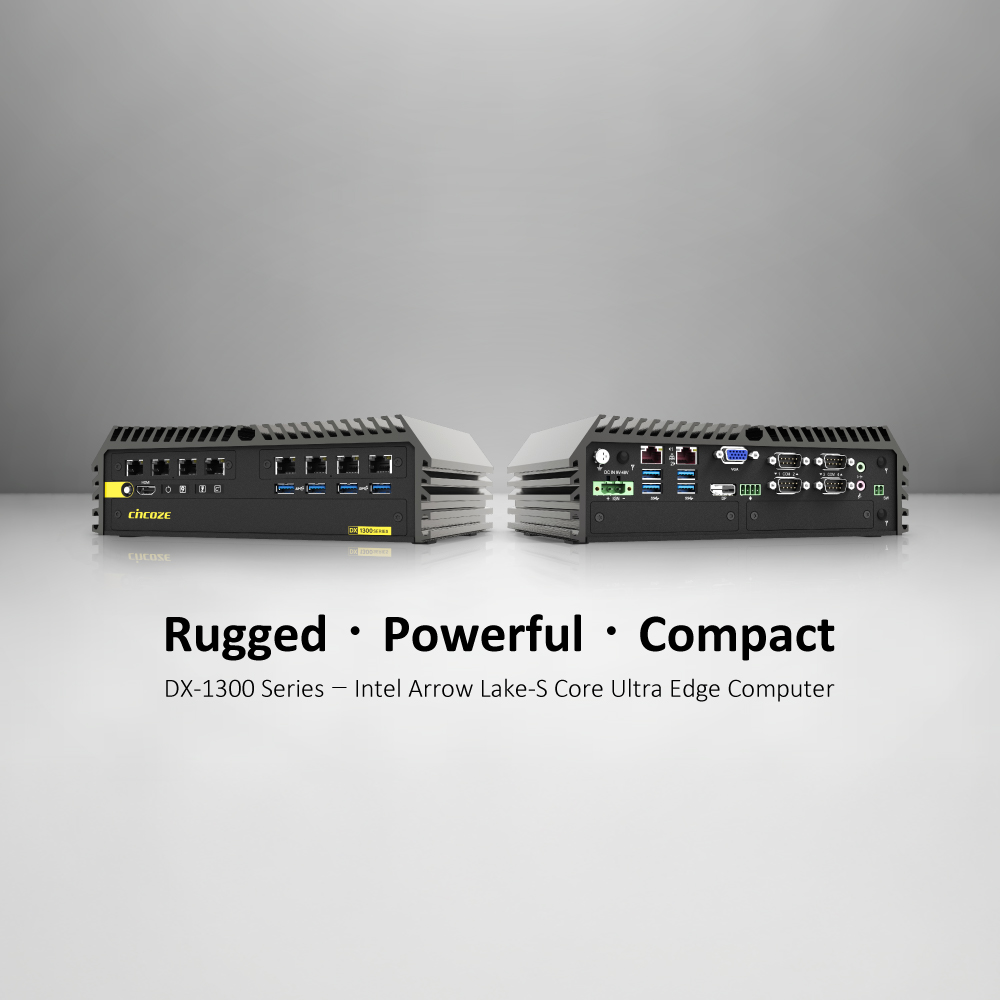 Rugged.Powerful.Compact : DX-1300 Series — Intel Arrow Lake-S Core Ultra Edge Computer