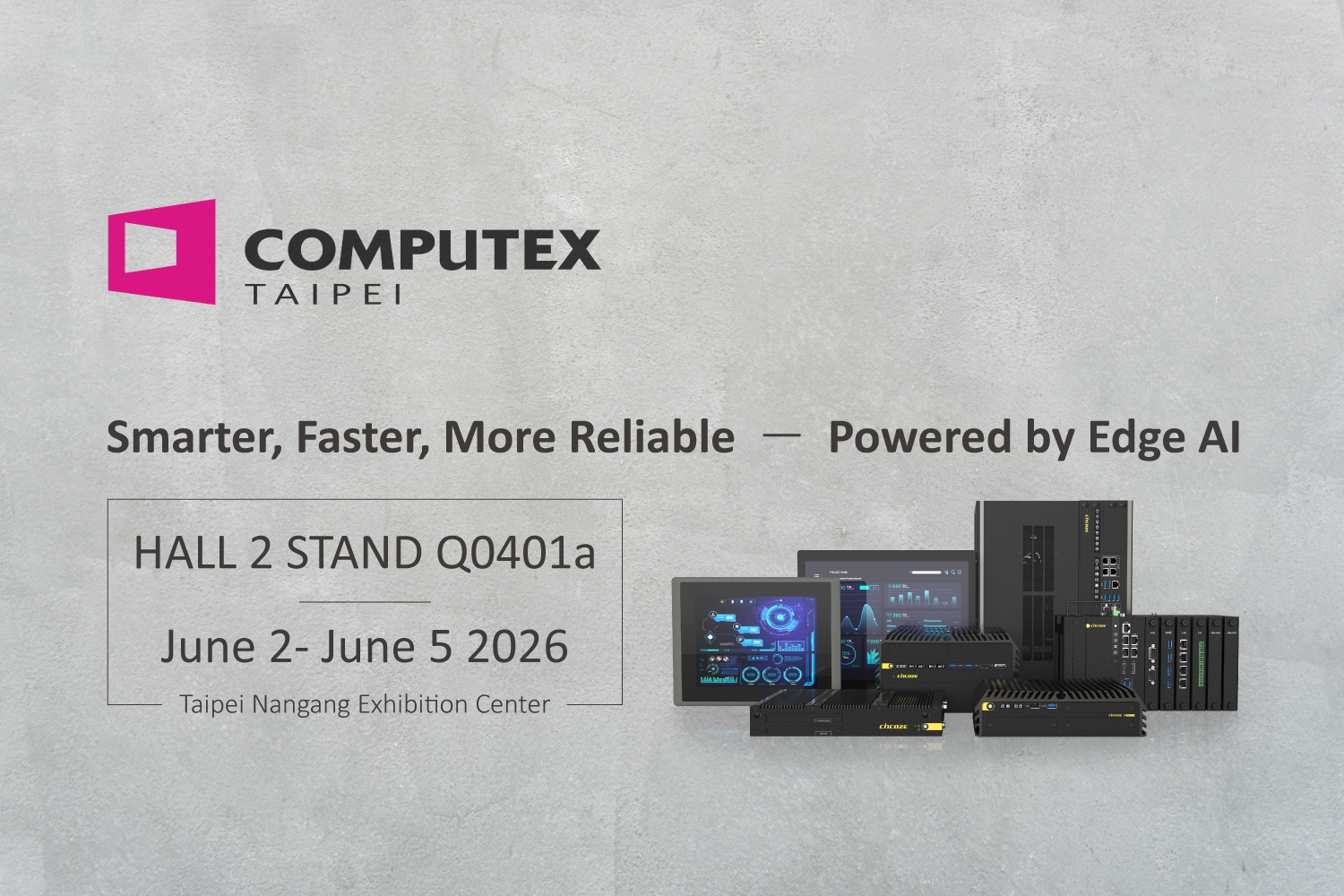 Cincoze 德承于 COMPUTEX 展示完整的 Edge AI 运算解决方案