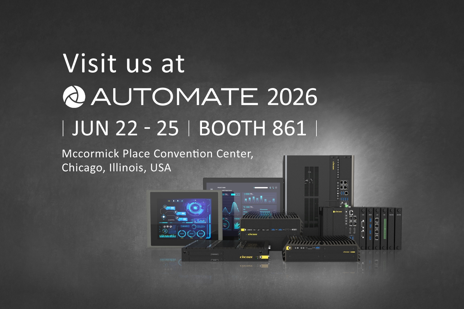 与 Cincoze 德承相遇在 2026 Automate !
